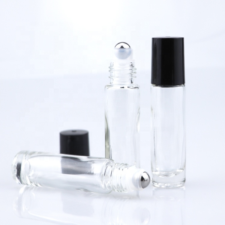 wholesale empty 10ml clear roller bottle