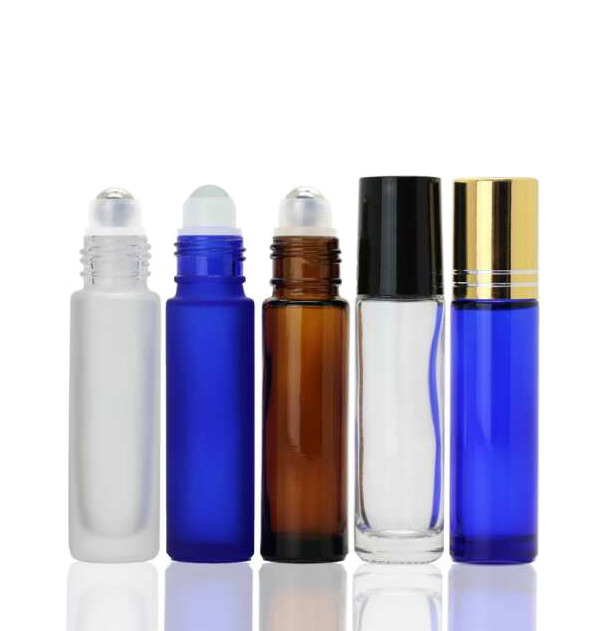 wholesale empty 10ml clear roller bottle