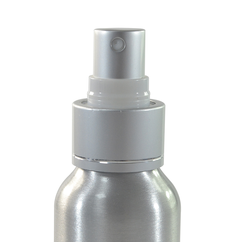 wholesale empty 30 ml 50 ml 60 ml 100ml 120ml silver toner perfume essential oil aluminum spray bottle