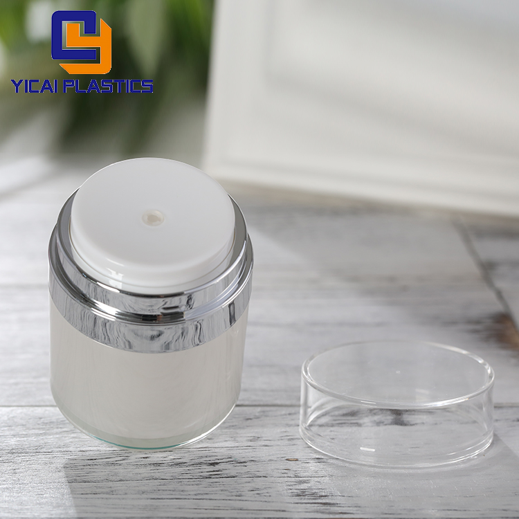 wholesale empty airless pump cream jar,face cream containers