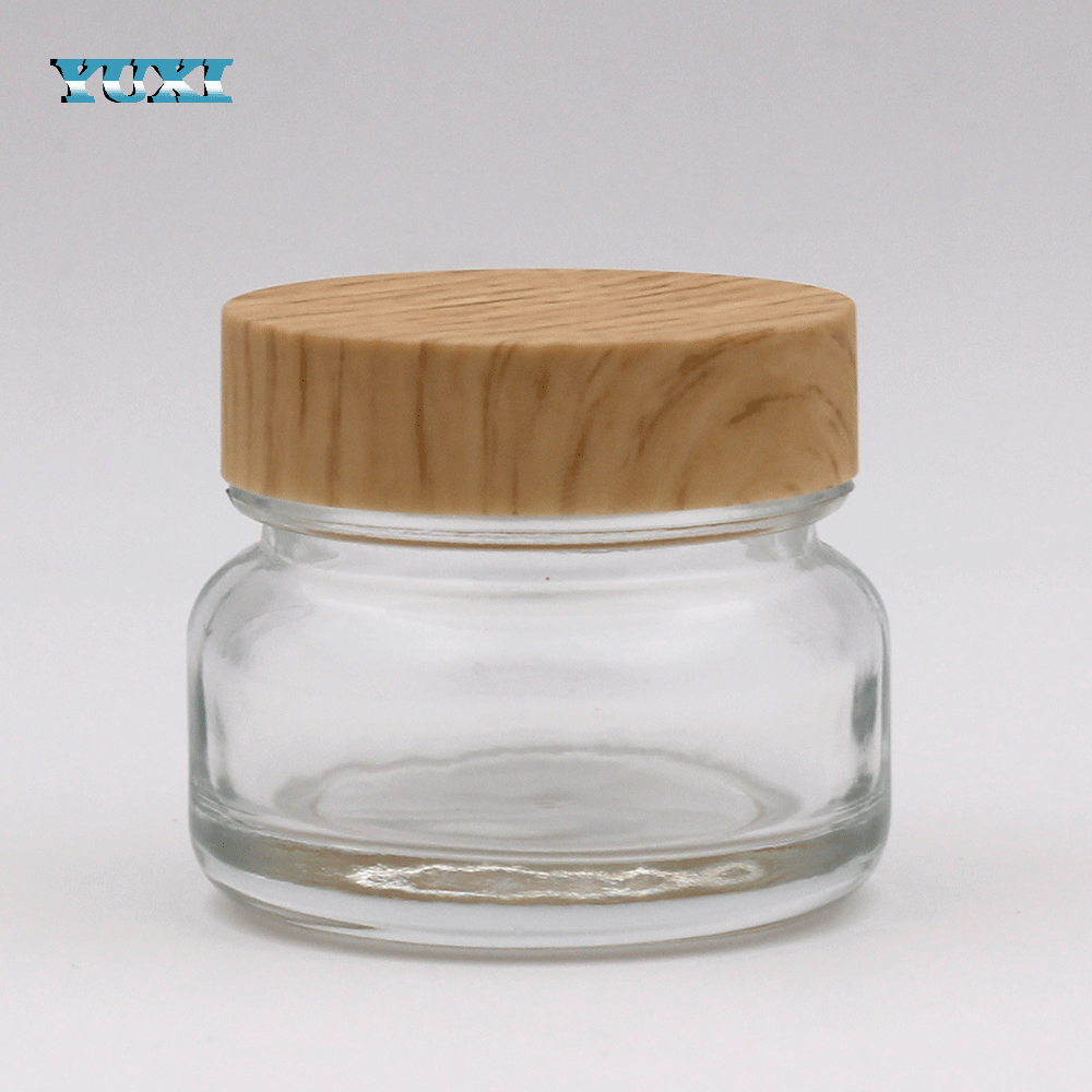wholesale empty glass cosmetic pots and jars