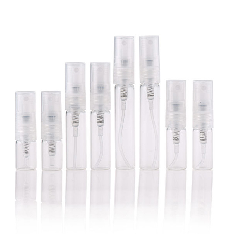 wholesale empty glass sample vials perfume bottle 1ml 2ml 3ml 5ml 10ml mini pocket glass perfume bottle