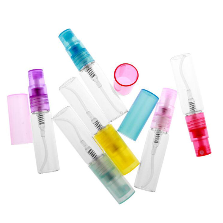 wholesale empty glass sample vials perfume bottle 1ml 2ml 3ml 5ml 10ml mini pocket glass perfume bottle