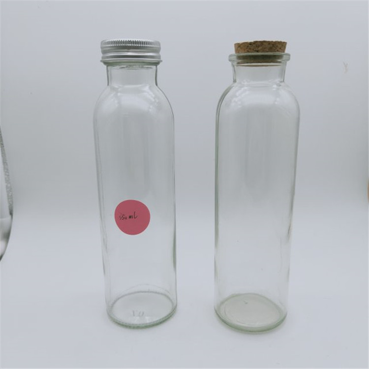 wholesale empty round 350ml juice kombucha bottles glass for cold brew coffee