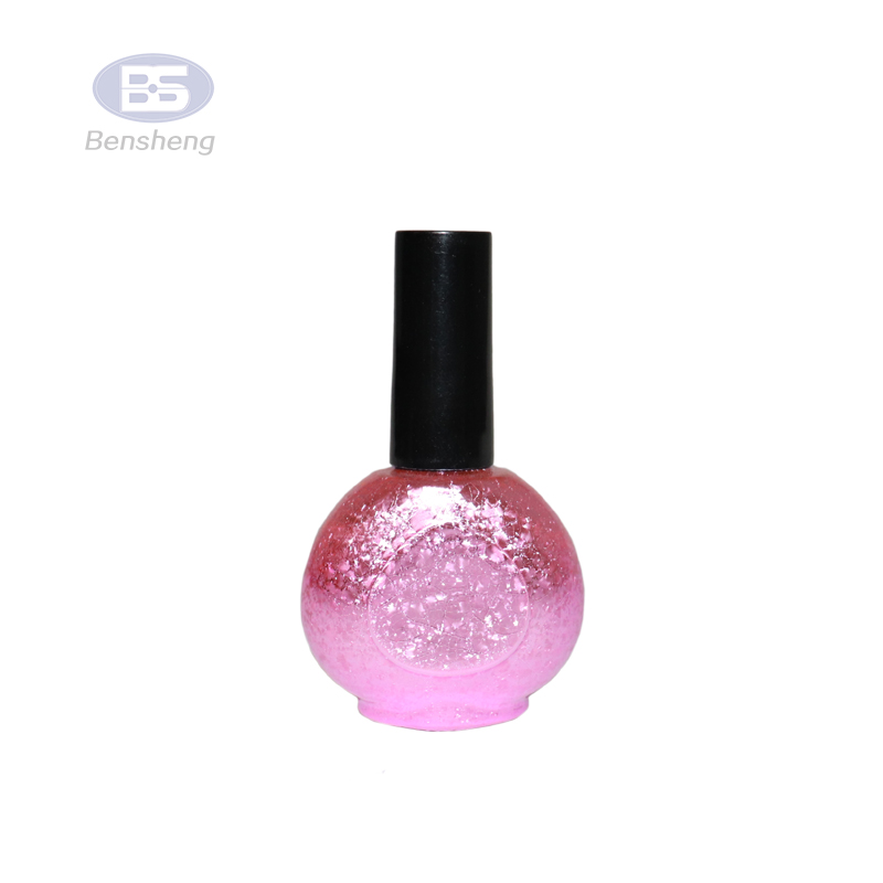 wholesale factory 10 ml custom design empty nail polish bottle with brush