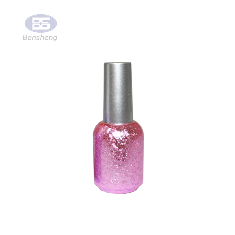 wholesale factory 10 ml custom design empty nail polish bottle with brush