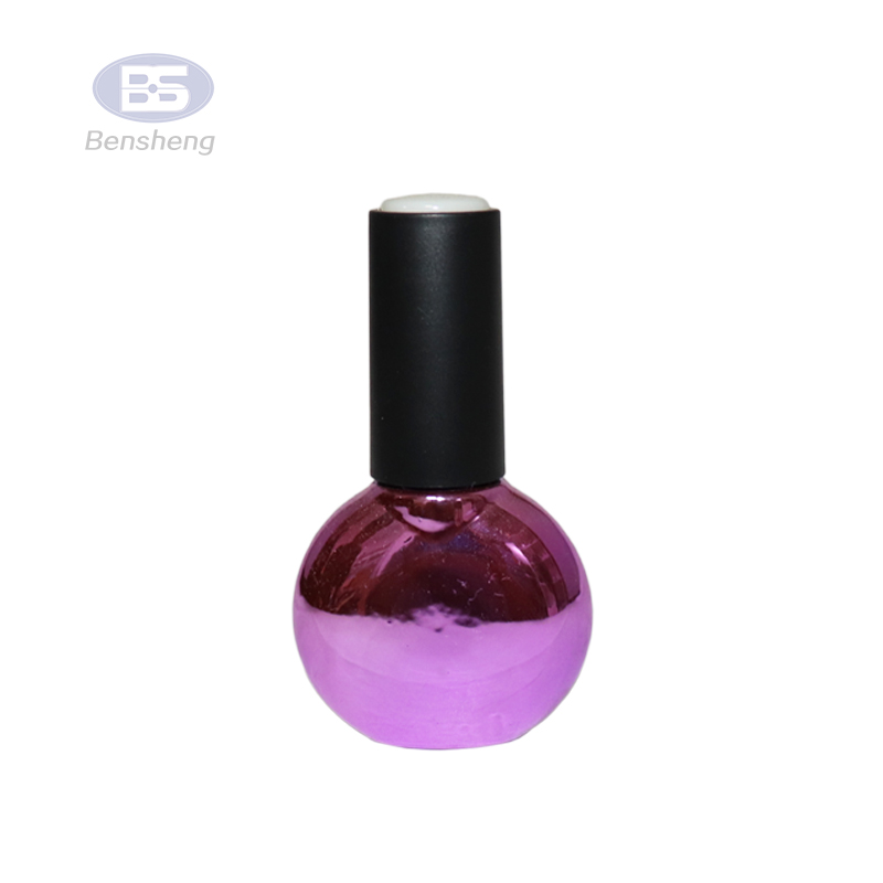 wholesale factory 10 ml custom design empty nail polish bottle with brush