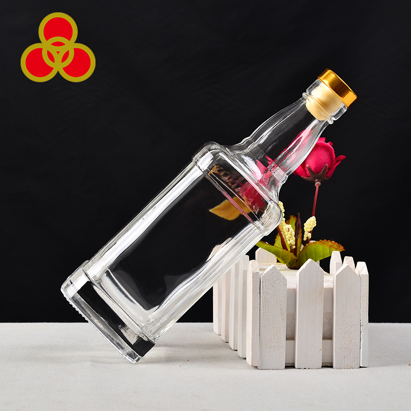 wholesale  flint liquor glass bottle 750ml for whiskey