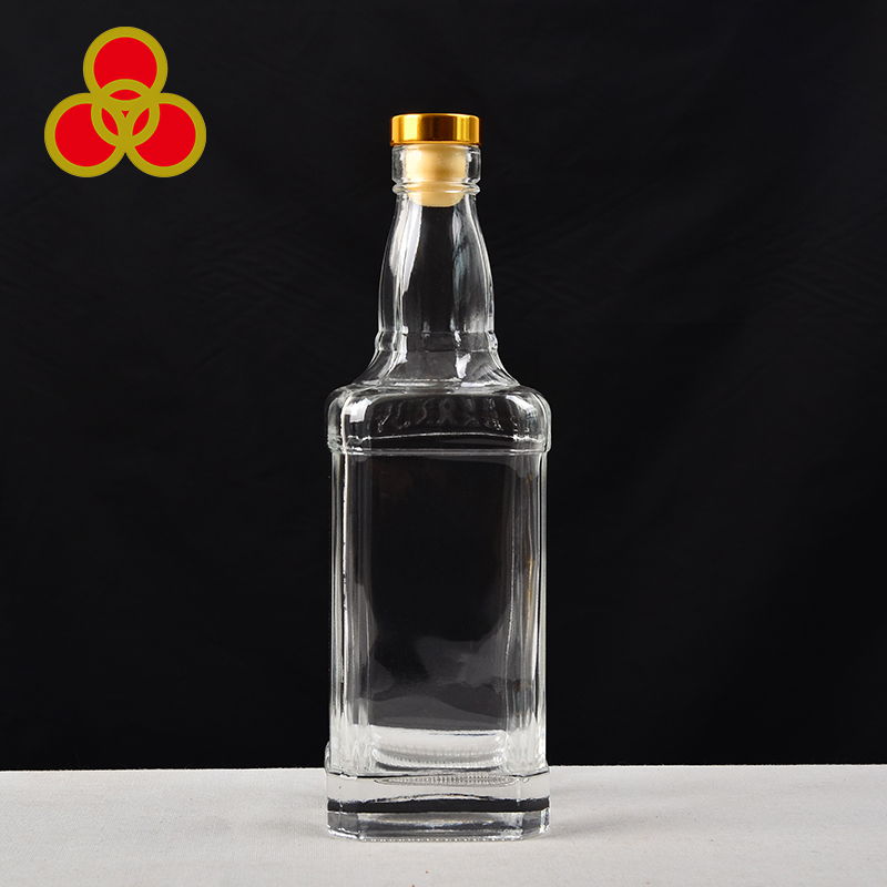 wholesale flint liquor glass bottle 750ml for whiskey