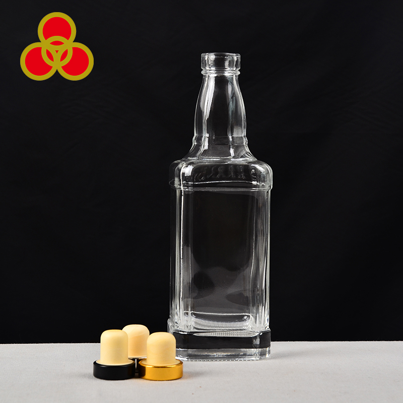 wholesale flint liquor glass bottle 750ml for whiskey