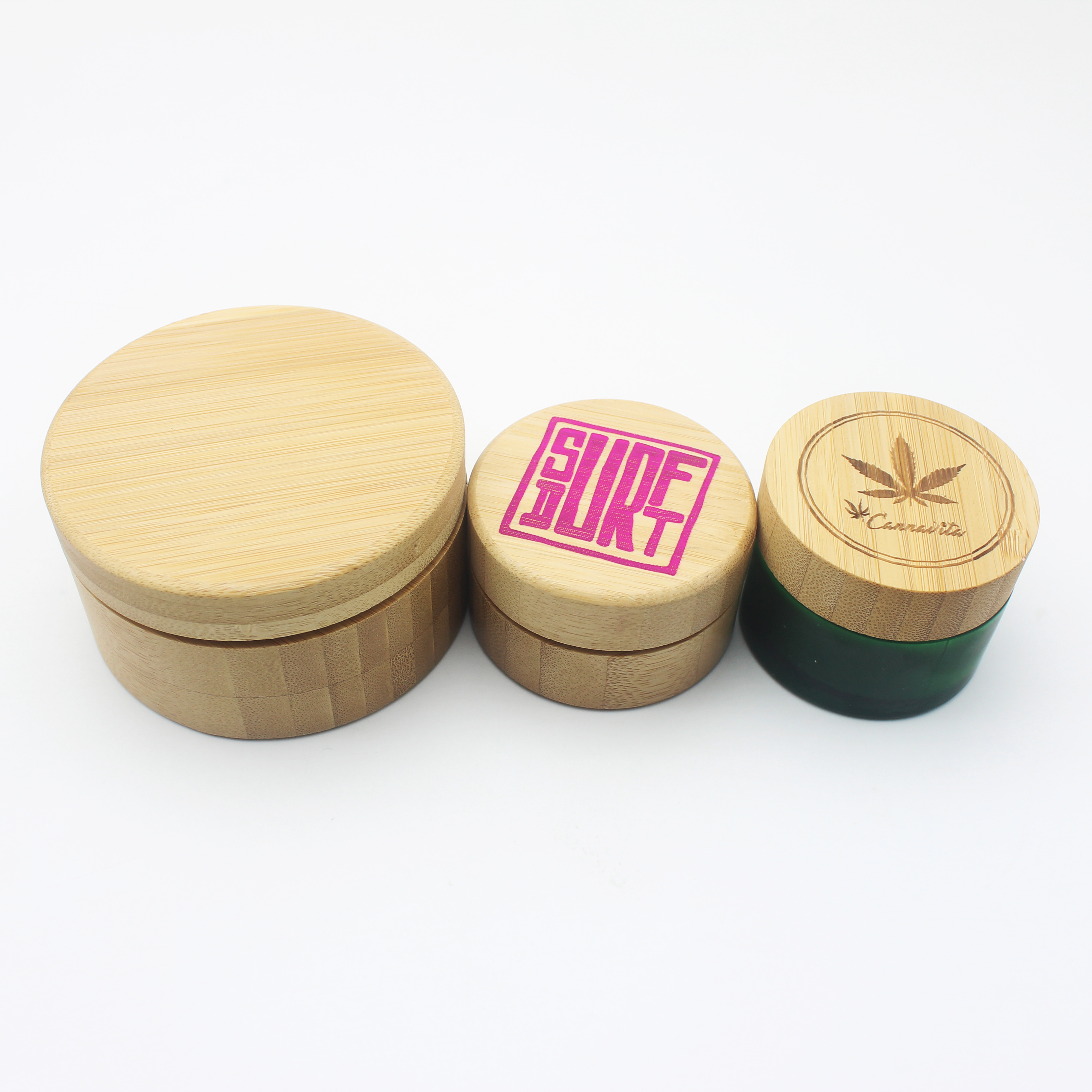 wholesale food tea tin inner bamboo jar storage holders with bamboo  BP-333K