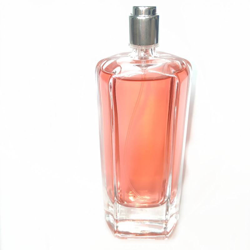 wholesale free sample popular shaped 100ml glass perfume bottles bottle perfume refillable perfume bottles