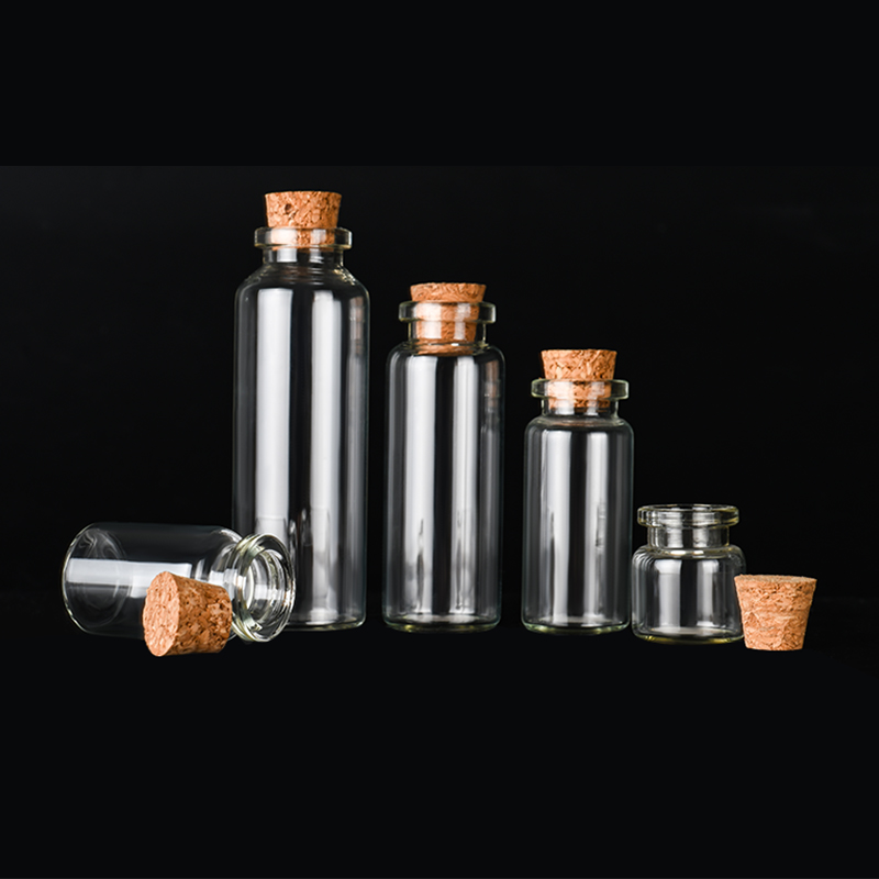 wholesale glass bottle tube dried flowers container clear amber 10ml 20ml 50ml 80ml 100ml 150ml glass vials