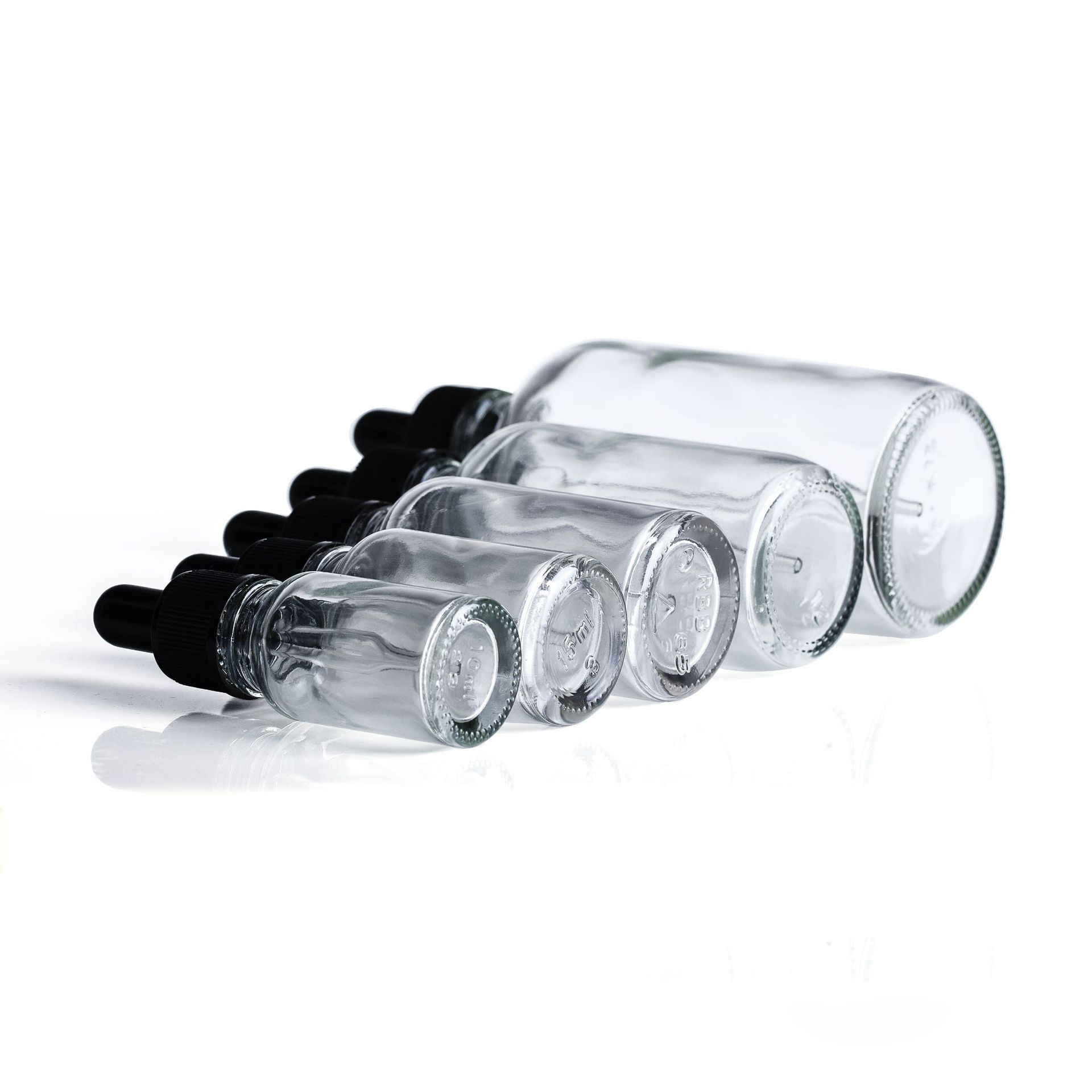 wholesale glass liquid bottles 10ml 15ml 20ml 30ml clear glass liquor bottle