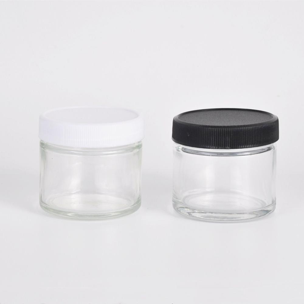 wholesale glass spice jar bottle with plastic lid frosted mason container with cap for food coffee
