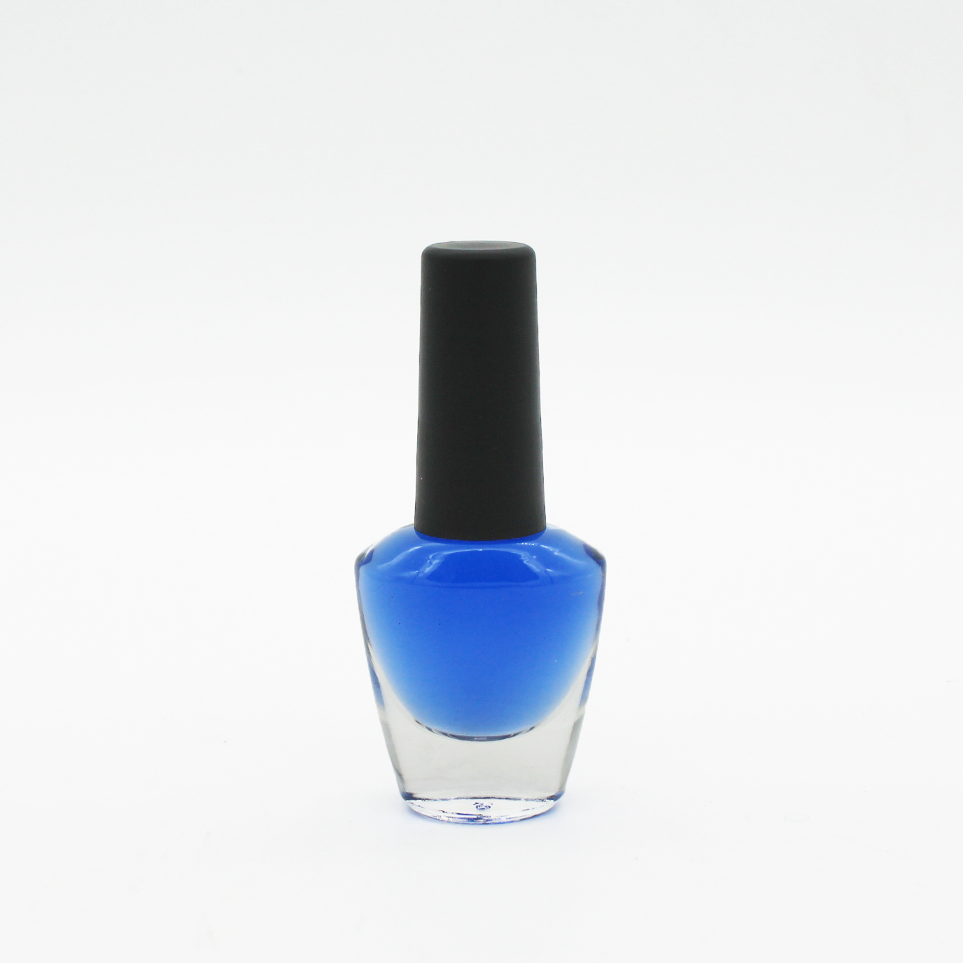 wholesale high end fancy luxury empty clear 12ml nail polish glass bottle