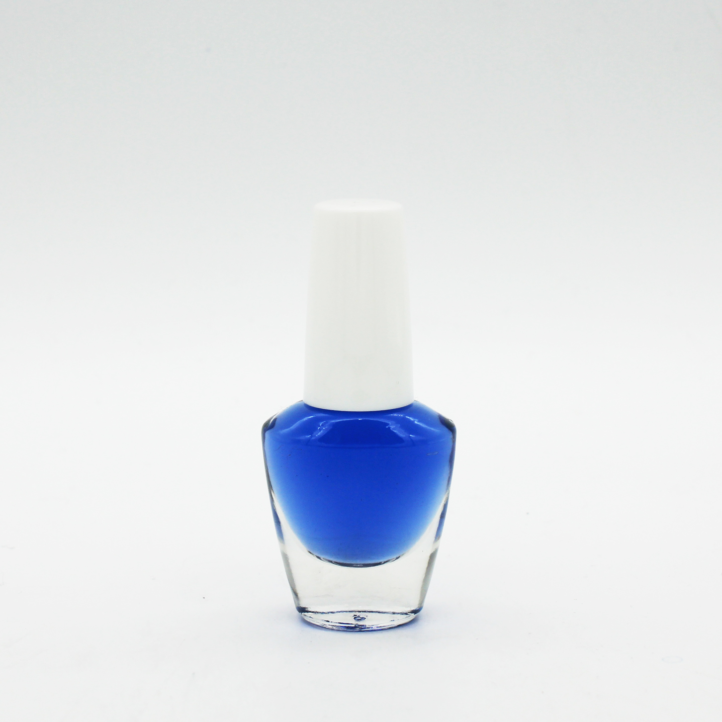 wholesale high end fancy luxury empty clear 12ml nail polish glass bottle