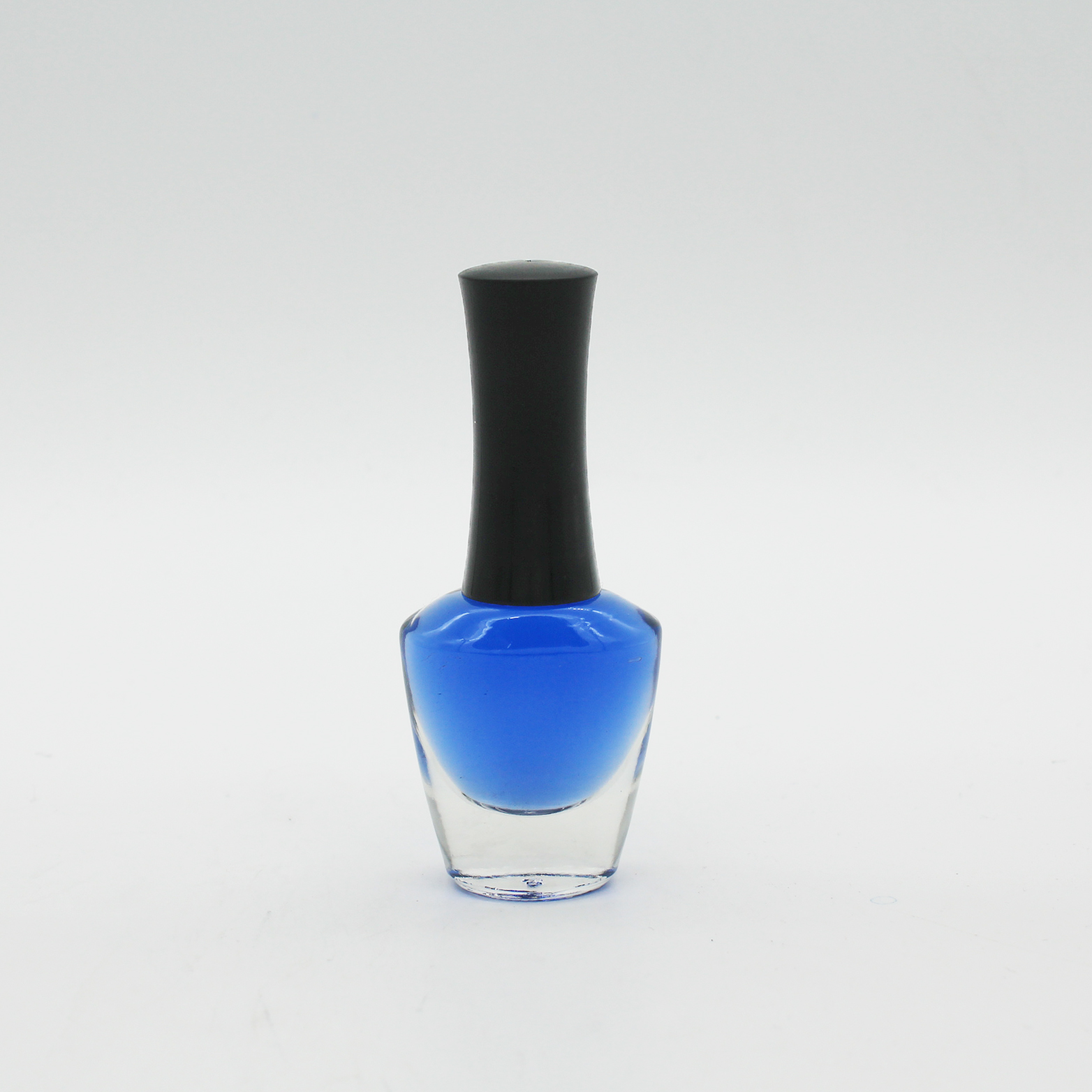 wholesale high end fancy luxury empty clear 12ml nail polish glass bottle