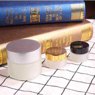wholesale high quality 10ml 20ml 30ml 50ml 100ml 120ml 150ml skincare cosmetic cream glass jar with screw top lid