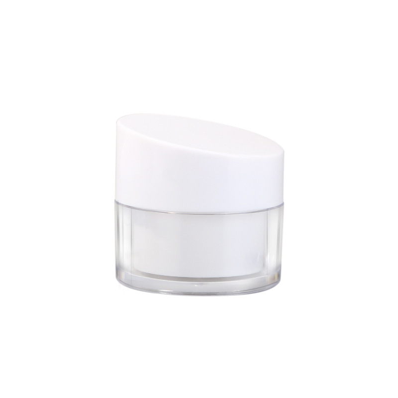 wholesale high quality 20g 30g 50g thicker double wall cream jar non toxic scrub cosmetic containers skin care packaging