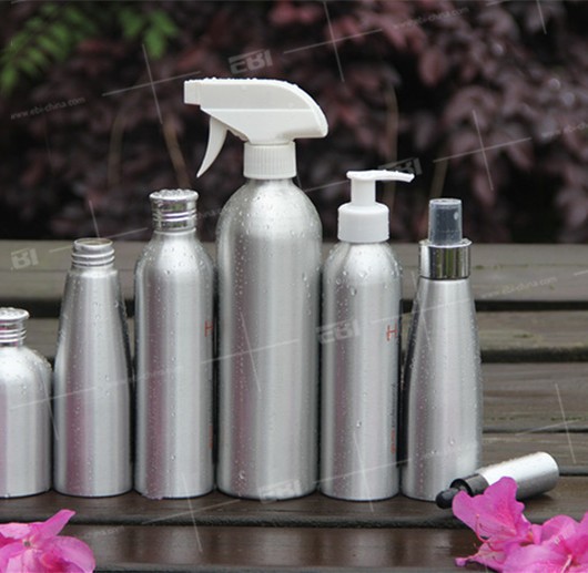 wholesale high quality unique empty 30ml 50ml 200ml 250ml 500ml shampoo cosmetic pump spray aluminum screw bottle