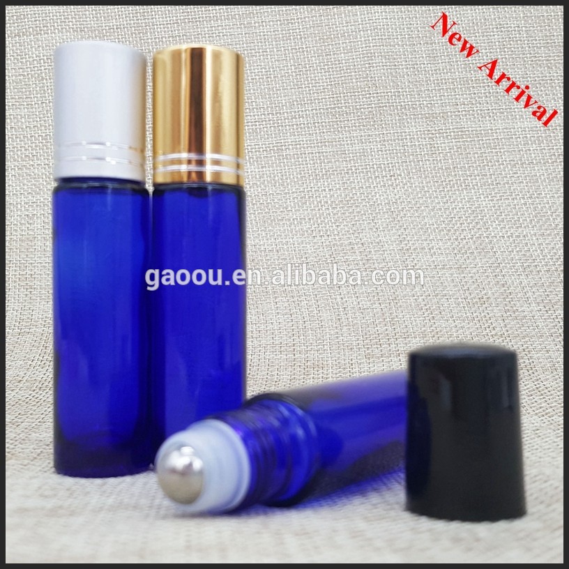 wholesale in China 10ml glass essential oil bottles roller ball bottles roll on amber clear 10 ml empty roll on glass bottle
