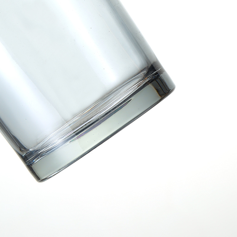 wholesale in stock clear glass cylinder candle holder scented candle glass jar with cork lid