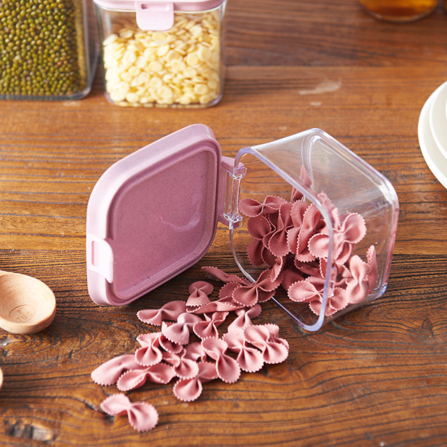 wholesale kitchen candy bottles Airtight cereal Canister Storage Jar container set for beans oatmeal Dry Food Snack Dried Fruit