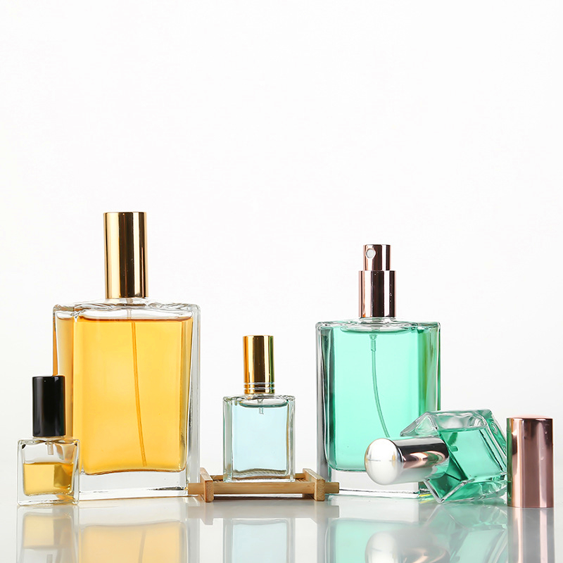 wholesale luxury 30ml 35ml 60ml 50ml 100ml refillable custom matte essential design cap clear spray empty glass perfume bottles