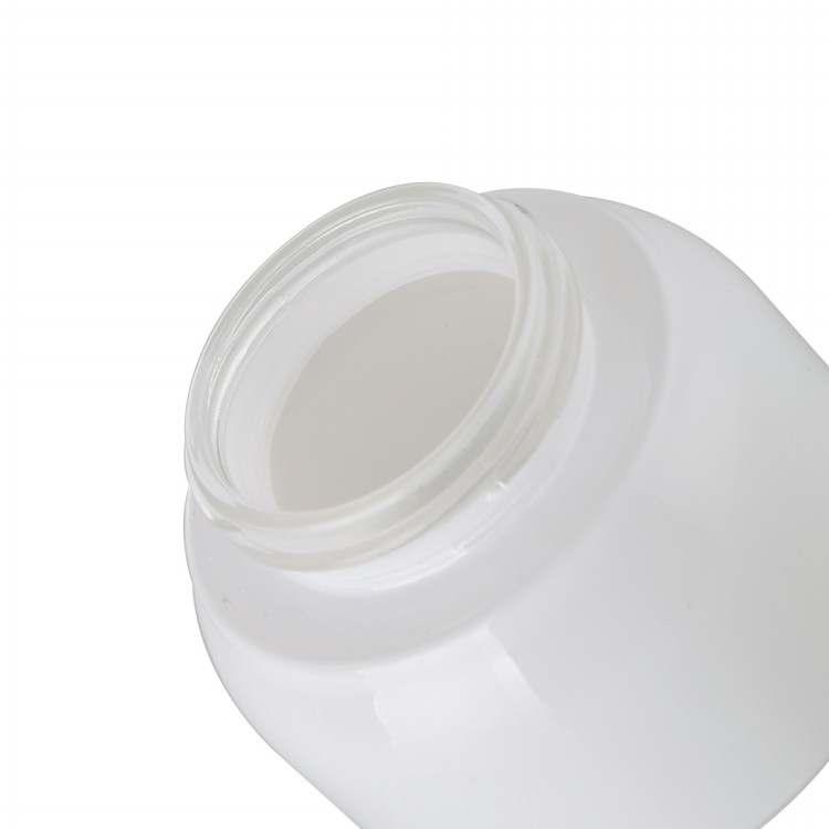wholesale luxury 5-100 g cosmetic creams and lotions white glass jar