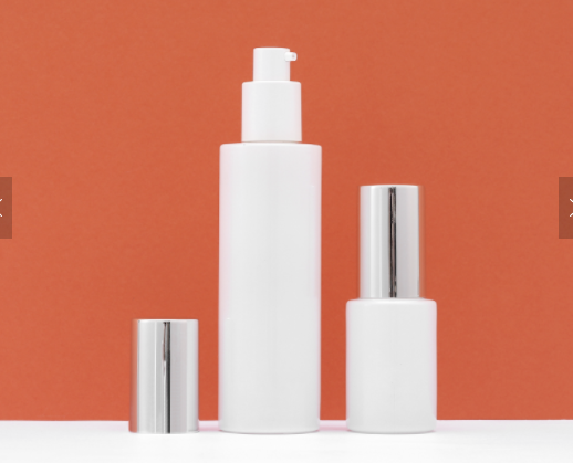 wholesale luxury cosmetic packaging containers white glass toner 30g 50g 30ml 100ml 120ml cream jar and lotion pump bottle