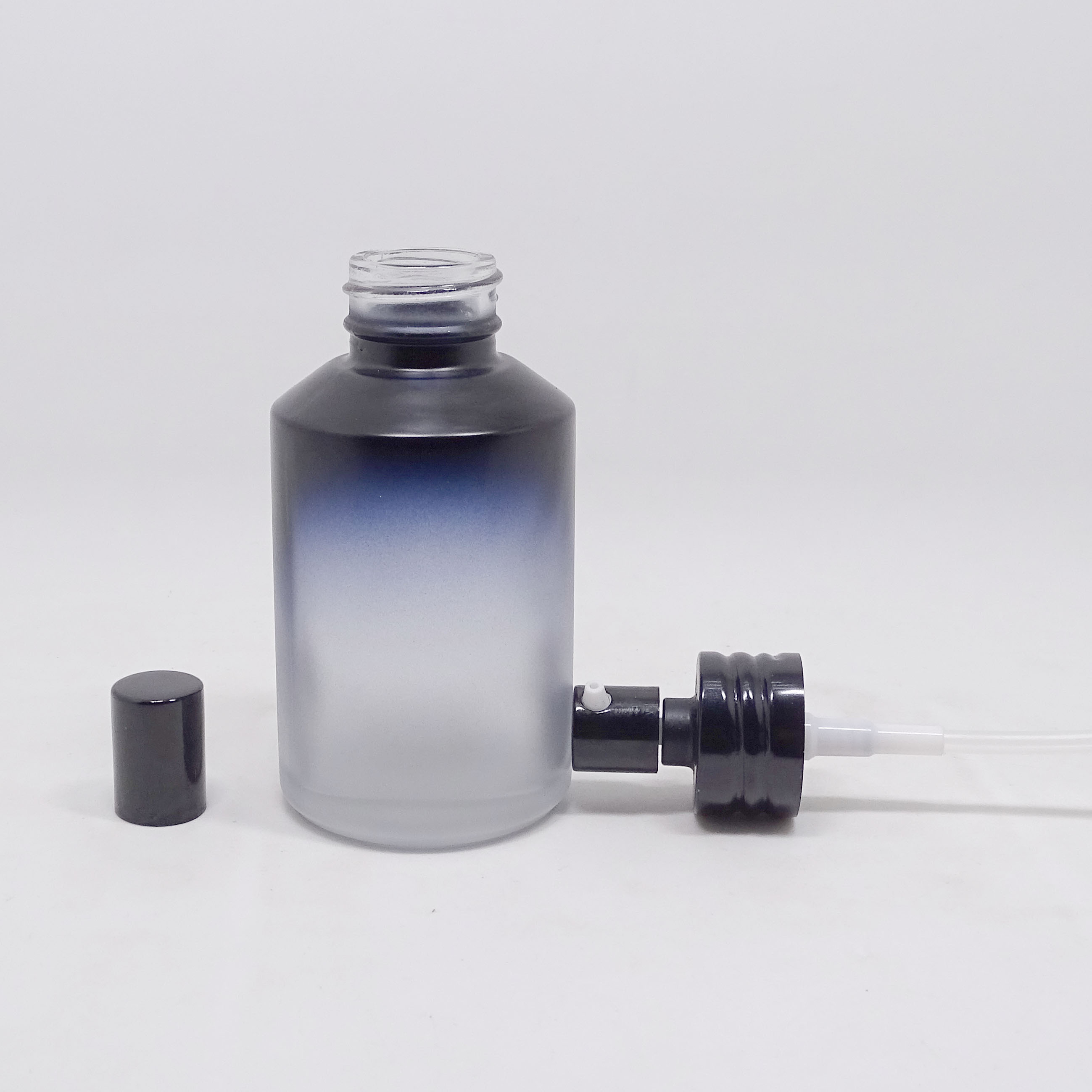 wholesale luxury cosmetic packaging containers white glass toner 30g 50g 30ml 100ml 120ml cream jar and lotion pump bottle