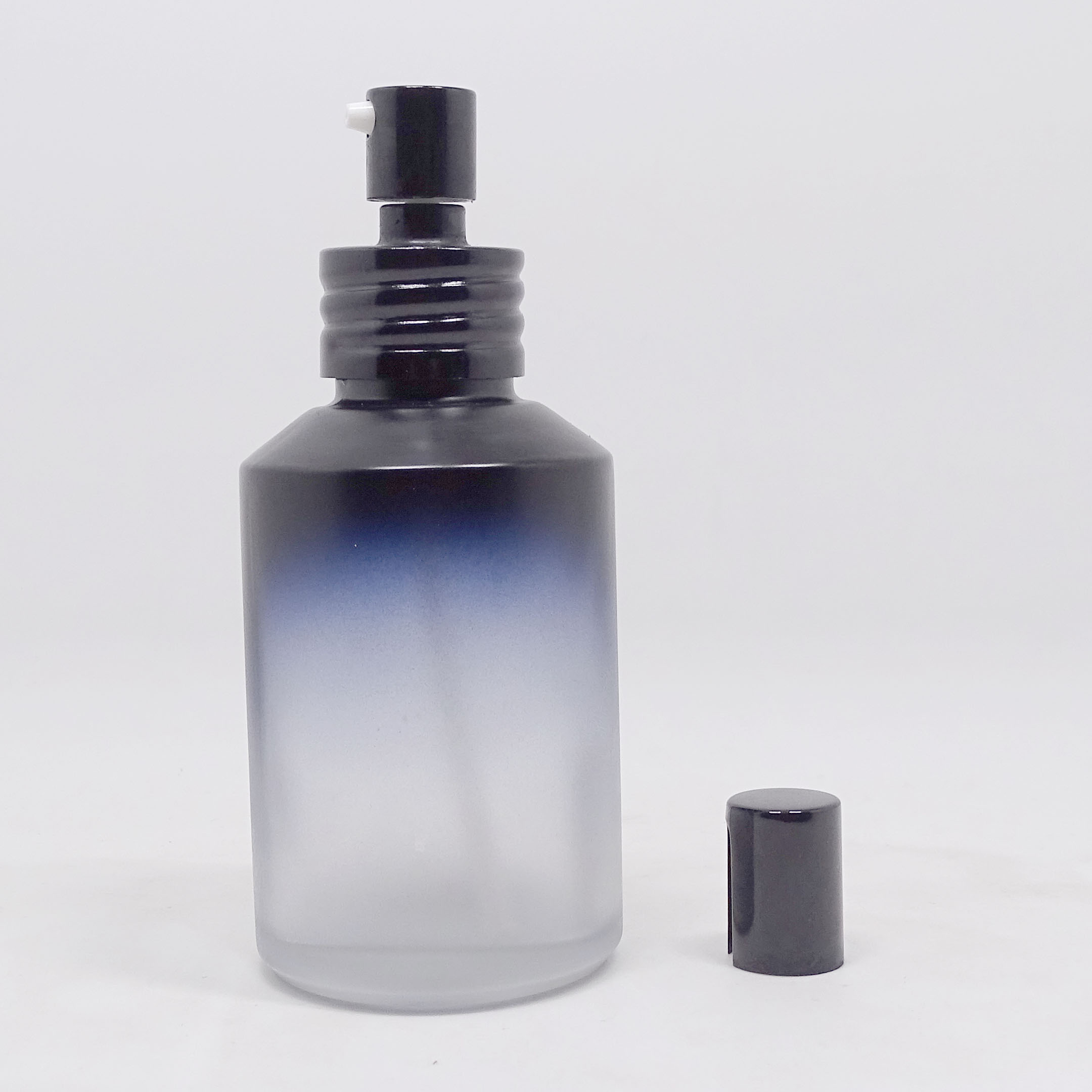 wholesale luxury cosmetic packaging containers white glass toner 30g 50g 30ml 100ml 120ml cream jar and lotion pump bottle