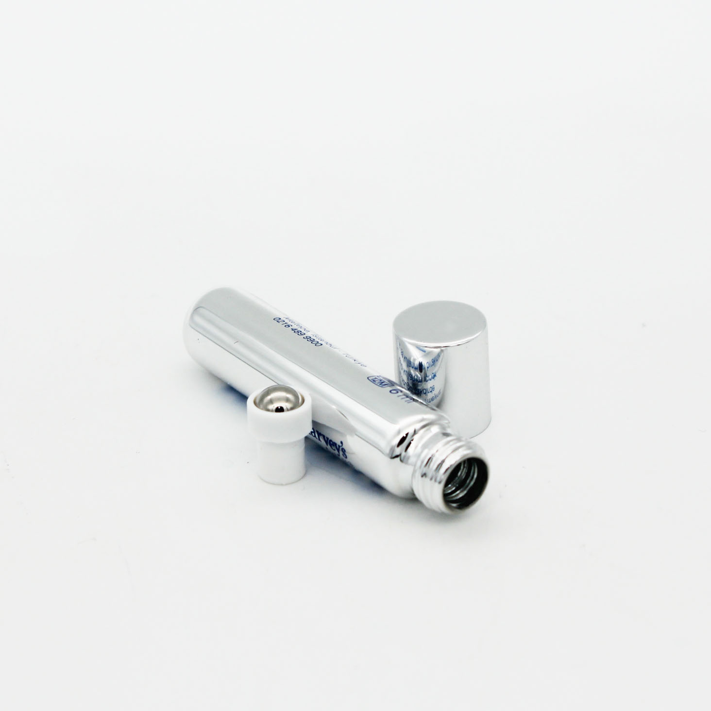wholesale luxury empty uv essential oil eye cream 5ml 6ml stainless roll on glass bottle