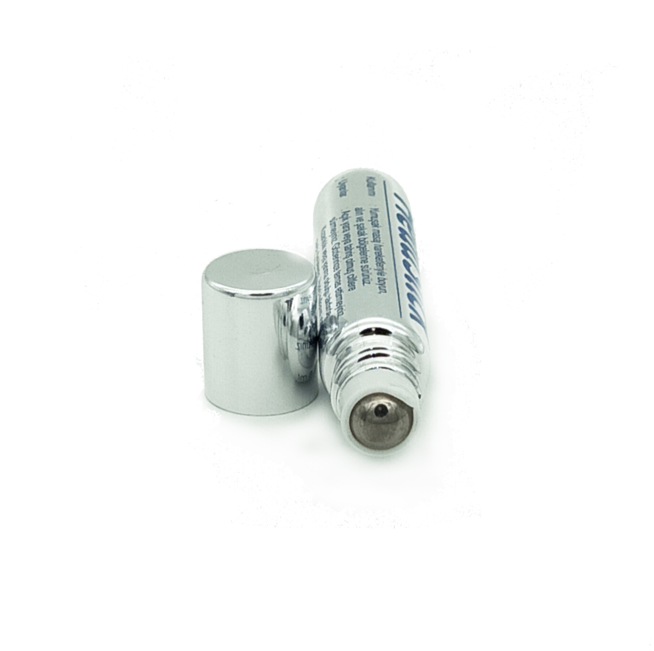 wholesale luxury empty uv essential oil eye cream 5ml 6ml stainless roll on glass bottle