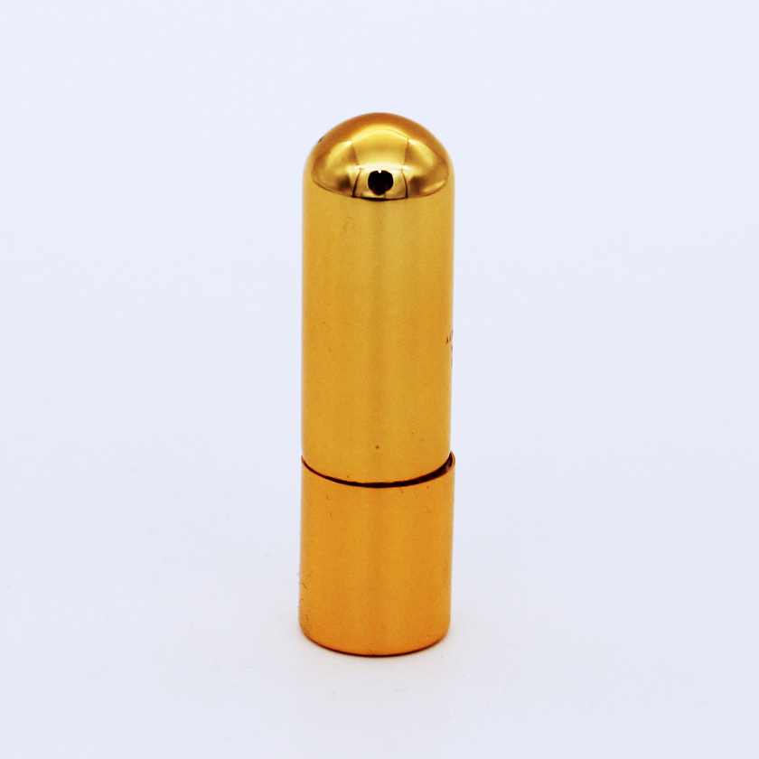 wholesale luxury empty uv essential oil eye cream 5ml 6ml stainless roll on glass bottle