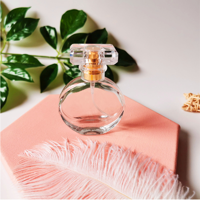 wholesale luxury empty vintage 30 ml 50 ml 100 ml fancy unique square glass perfume bottle