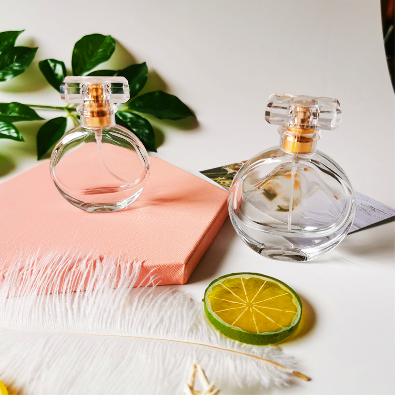 wholesale luxury empty vintage 30 ml 50 ml 100 ml fancy unique square glass perfume bottle