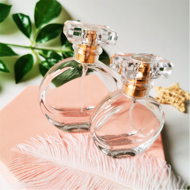 wholesale luxury empty vintage 30 ml 50 ml 100 ml fancy unique square glass perfume bottle