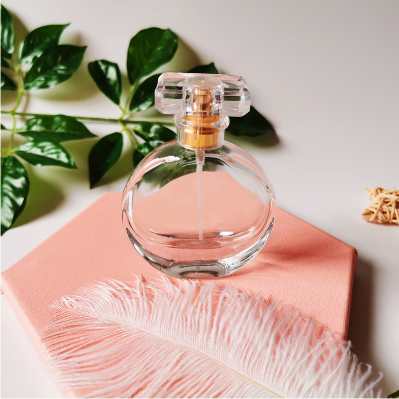 wholesale luxury empty vintage 30 ml 50 ml 100 ml fancy unique square glass perfume bottle