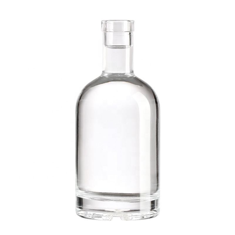 wholesale matte black gin bottle 100ml 200ml 375ml 500ml 1000ml 750ml glass bottle cork gin bottles engraved