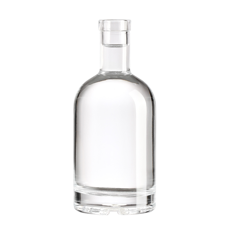 wholesale matte black gin bottle 100ml 200ml 375ml 500ml 1000ml 750ml glass bottle cork gin bottles