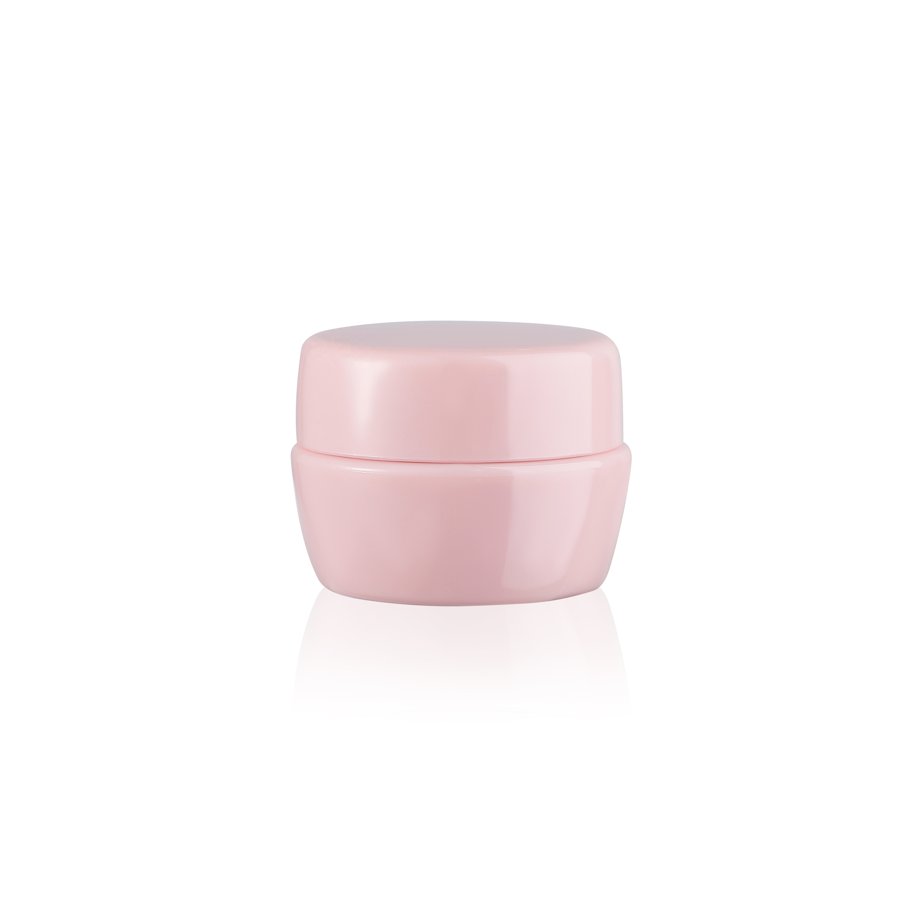 wholesale mini 3g 5g 10g pink empty plastic bottle for art uv building gel nail polish lip balm eye face cream