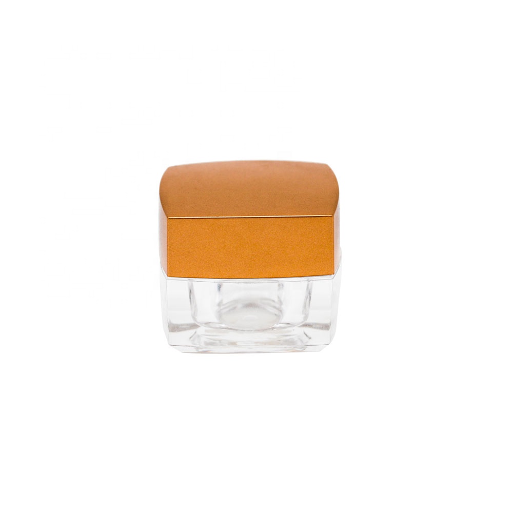 wholesale mini 3g 5g 10g pink empty plastic bottle for art uv building gel nail polish lip balm eye face cream