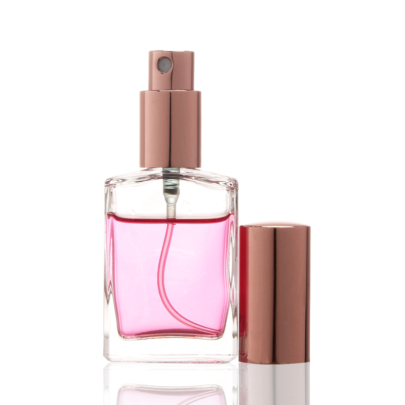 wholesale multi-capacity refillable travel custom cheap empty cosmetic glass perfume spray bottles