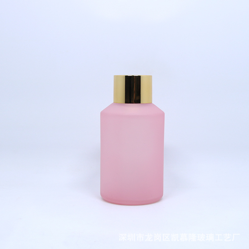 wholesale new type serum 30ml pink glass dropper bottle for essential oil