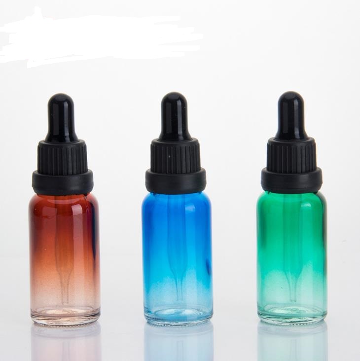 wholesale new type serum 30ml pink glass dropper bottle for essential oil