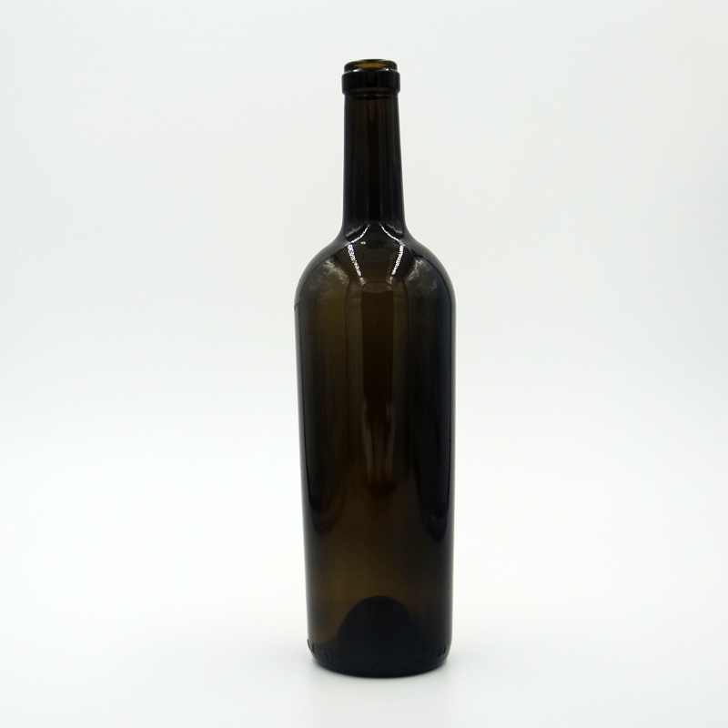 wholesale odd-shaped glass wine bottle 750 ml 75cl 500 ml  375 ml 1L brown wine glass bottle
