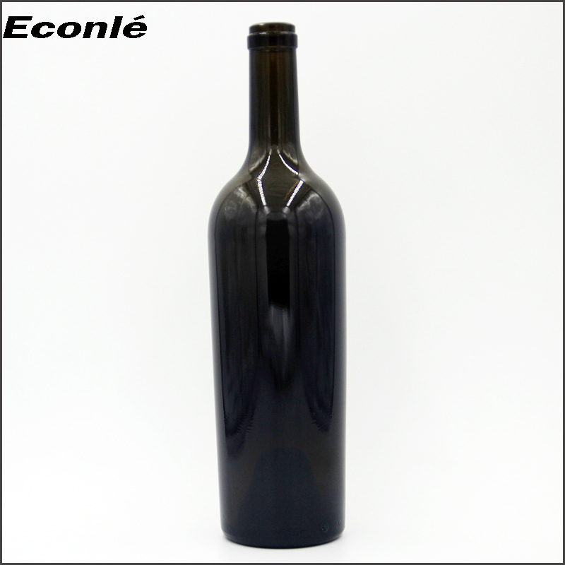 wholesale odd-shaped glass wine bottle 750 ml 75cl 500 ml 375 ml 1L brown wine glass bottle