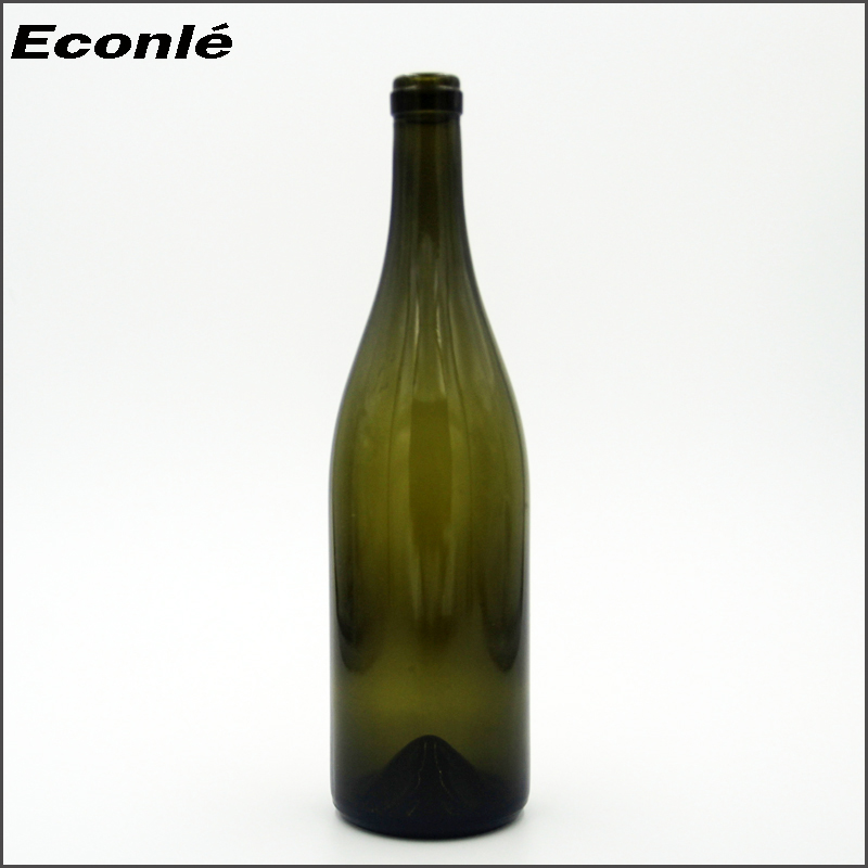 wholesale odd-shaped glass wine bottle 750 ml 75cl 500 ml 375 ml 1L brown wine glass bottle